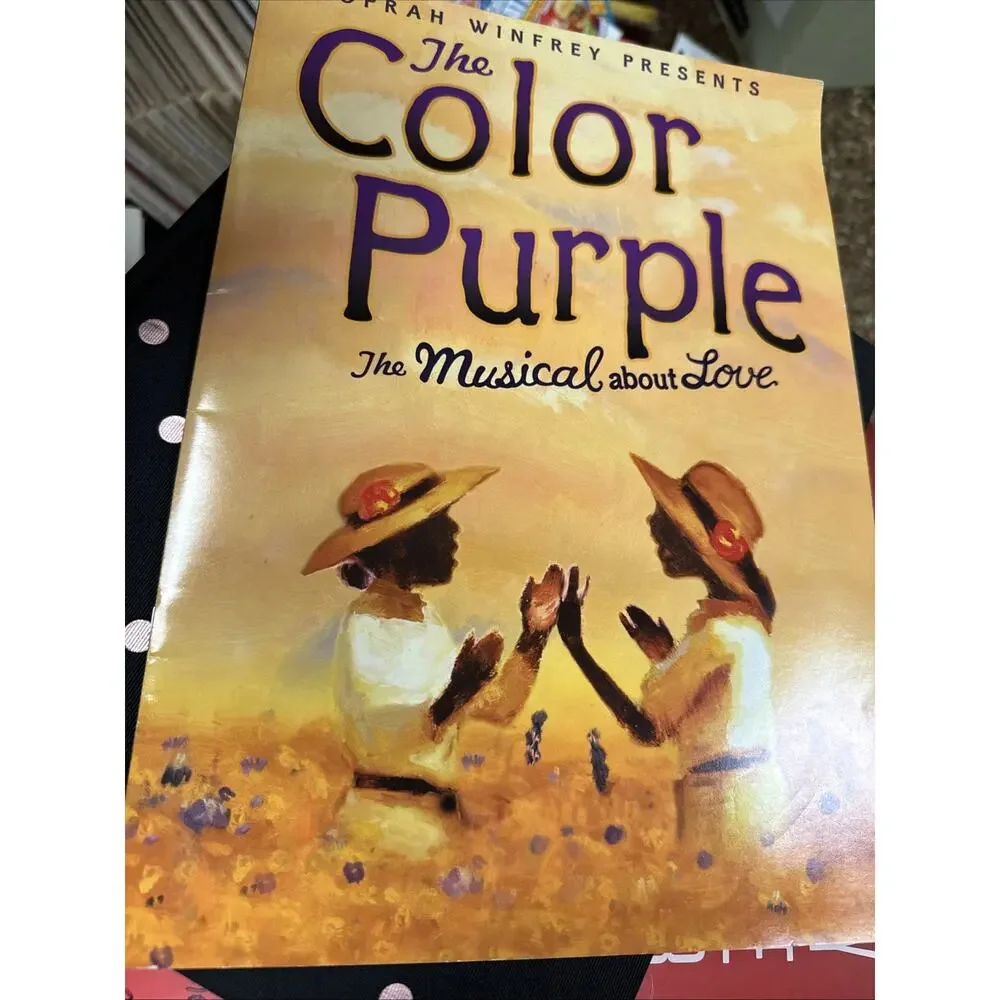 Vintage The Color Purple Musical PLAYBILL Souvenir Program 2007 EXC